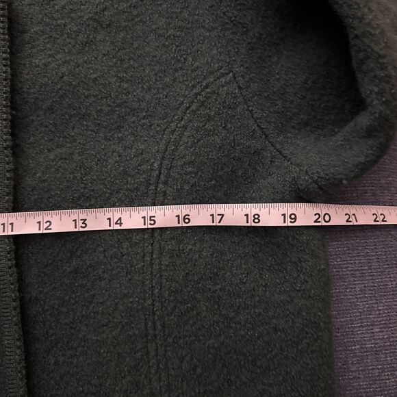 VTG Orvis Sweater Women’s 8 Forest Green Pure Wool Cardigan Silver Buttons Prep - Picture 10 of 11